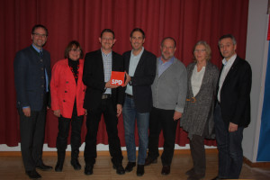 v.l. Andreas Magg, Uta Titze-Stecher, Martin Eberl, Michael Schrodi, Gerhard Wimmer, Gertrud Merkert, Norbert Seidl