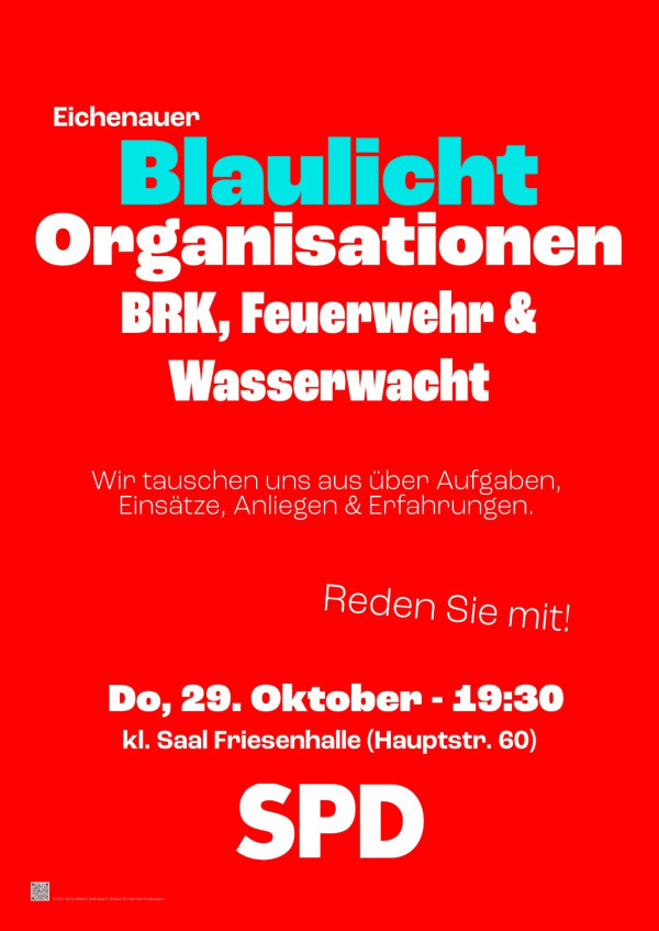 2026 Plakat Blaulicht Organisationen